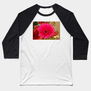 Pink Gerbera Baseball T-Shirt